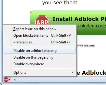Adblock Plus 2.4.1 Mac software screenshot