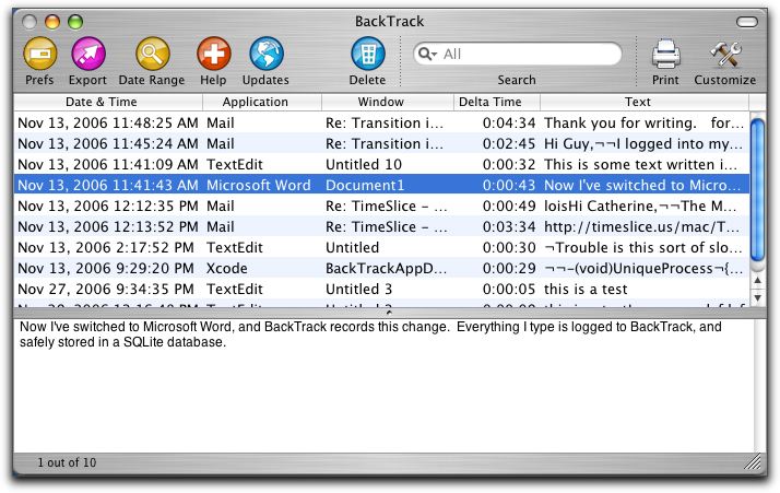 BackTrack 5.5.1 Mac software screenshot