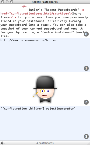 Butler 4.1.16 Mac software screenshot