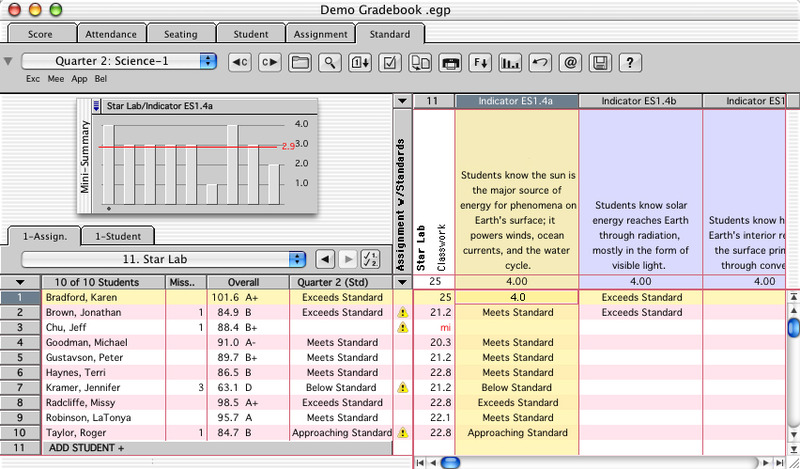 Easy Grade Pro 4.1.0.2 Mac software screenshot