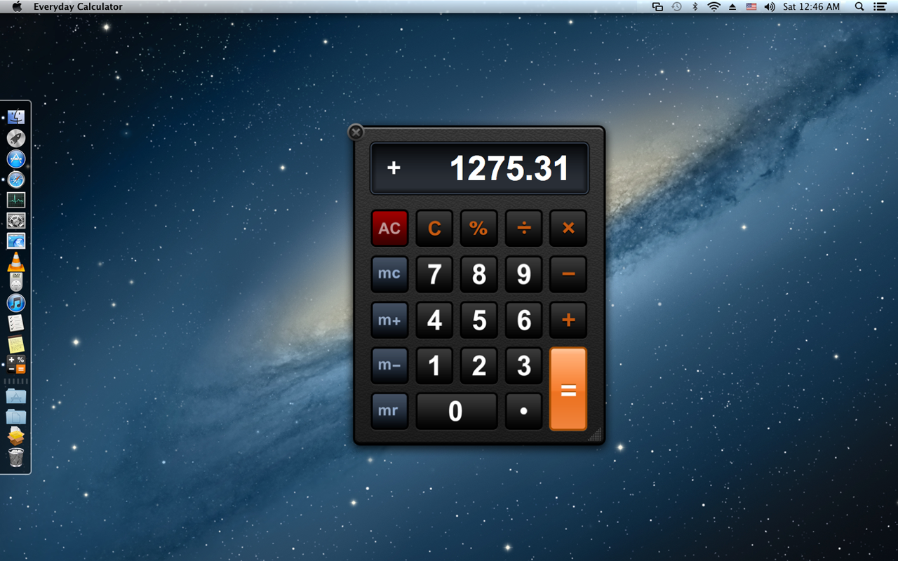 Everyday Calculator 1.0.3 Mac software screenshot