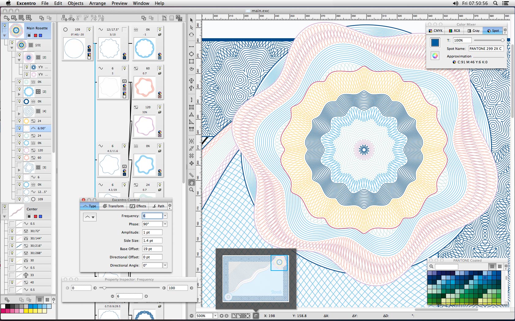 Excentro 1.9.13 Mac software screenshot