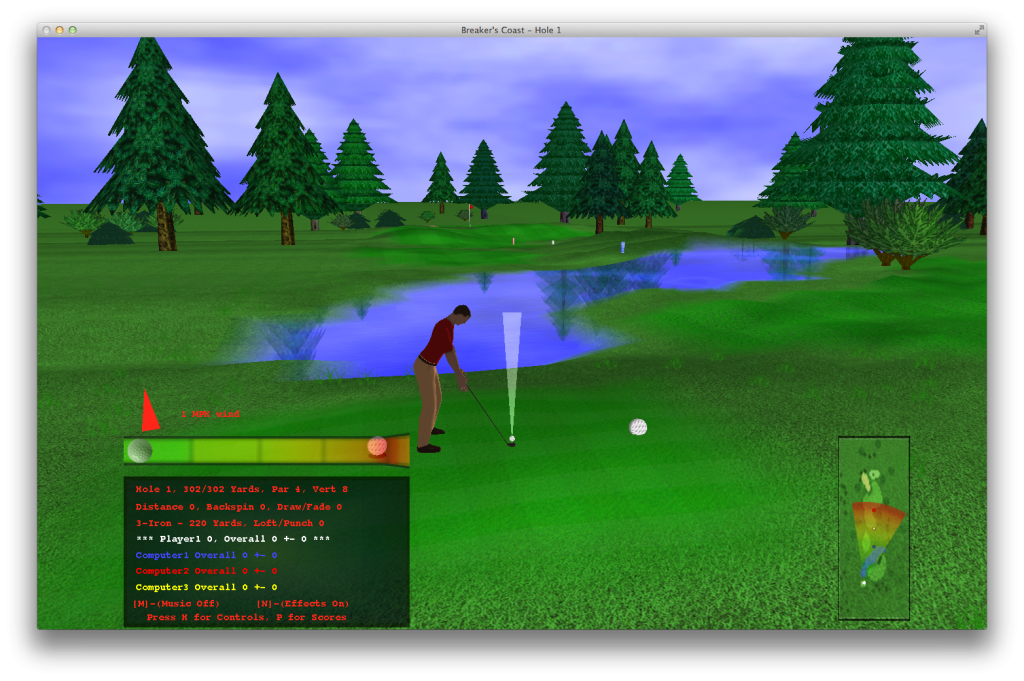 GL Golf 2.441 Mac software screenshot