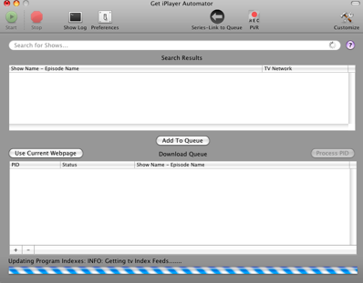 Get iPlayer Automator 1.5.3 Build 536 Mac software screenshot