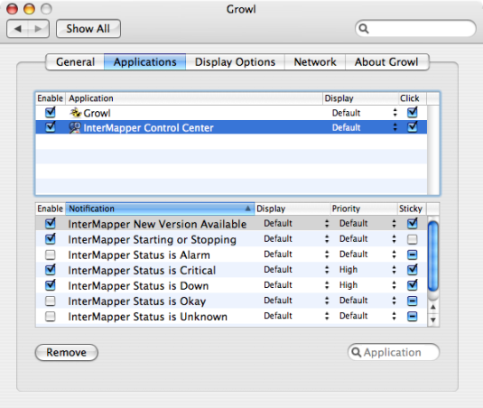 InterMapper 5.7.1 Mac software screenshot
