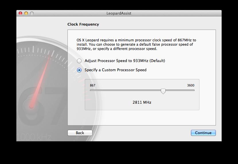 LeopardAssist 3.0 Mac software screenshot