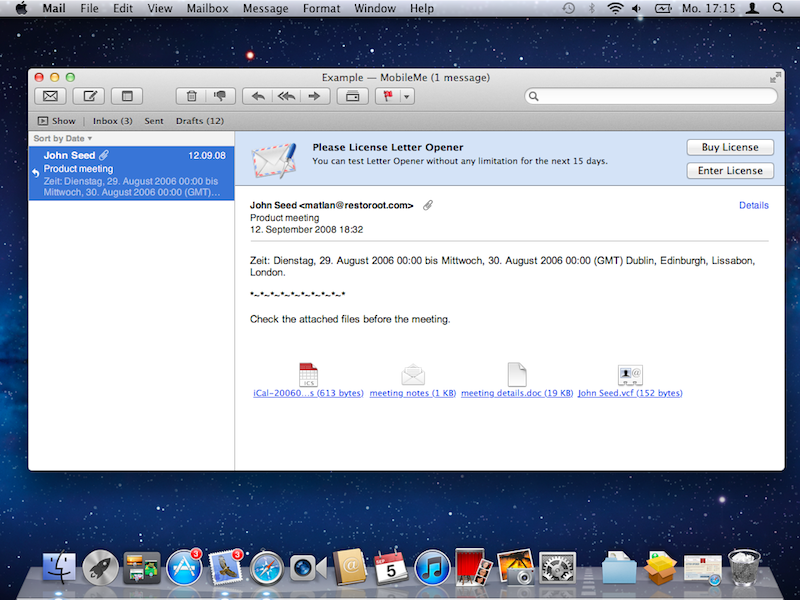 Letter Opener Pro 6.0.7.1581 Mac software screenshot