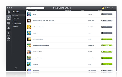 Mac Game Store 2.2.2.118 Mac software screenshot