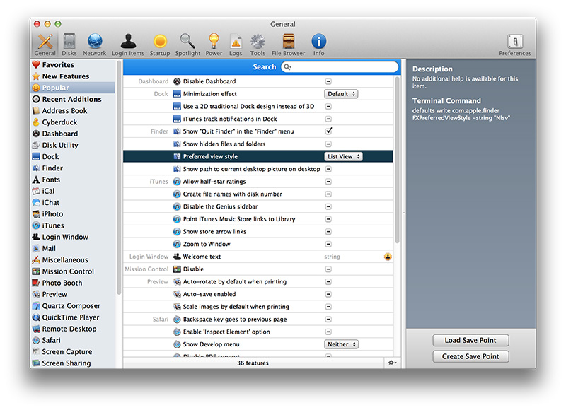 MacPilot 6.0.4 Mac software screenshot