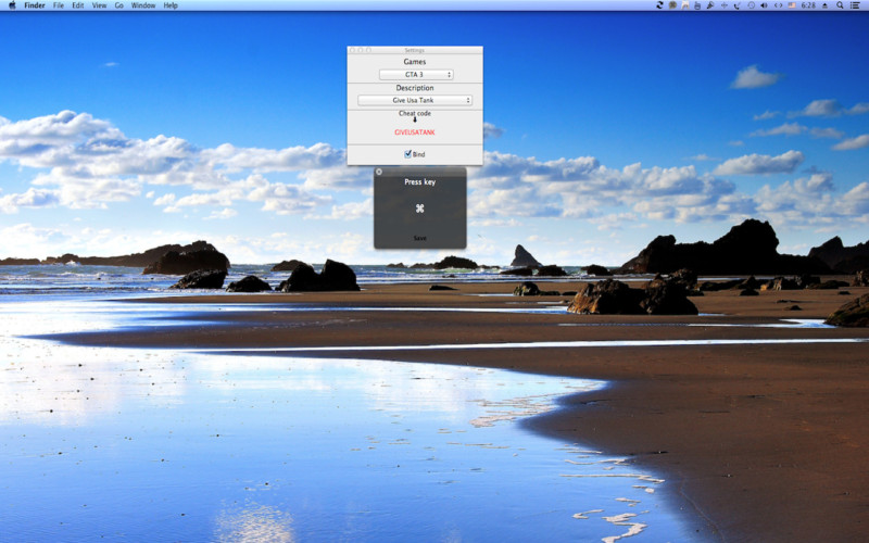 MyCheats 1.1.1 Mac software screenshot
