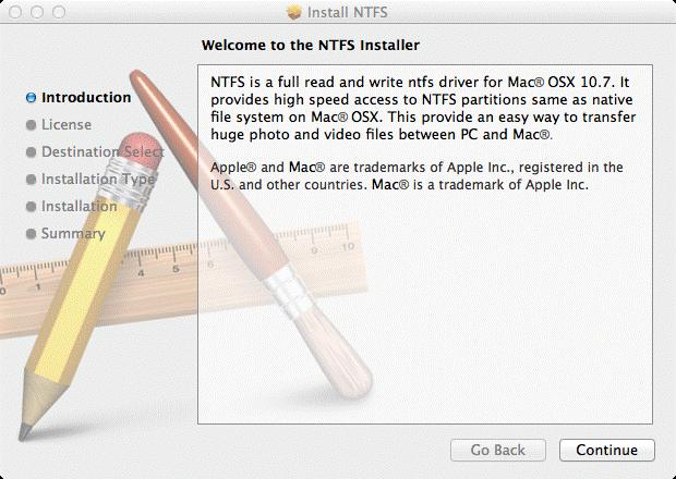 NTFS-FREE  Mac software screenshot