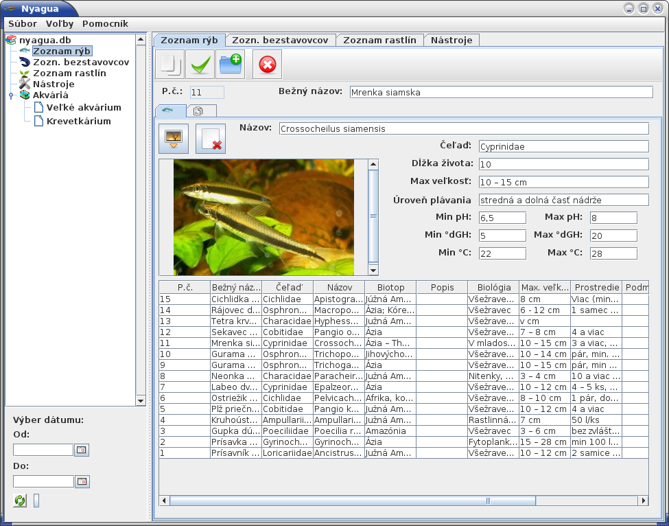 Nyagua 3.0.1 Mac software screenshot