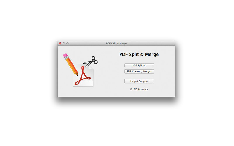 PDF Split & Merge 1.0.1 Mac software screenshot