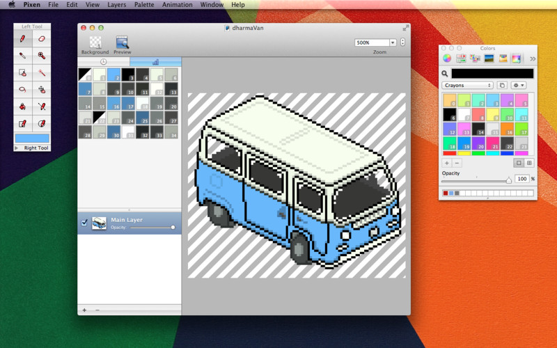 Pixen 3.5.17 Mac software screenshot
