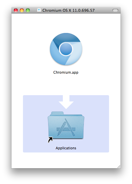 Portable Chromium 25.0.1364.152 Mac software screenshot