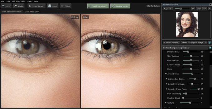 Portrait Professional 11.3.2 Mac software screenshot