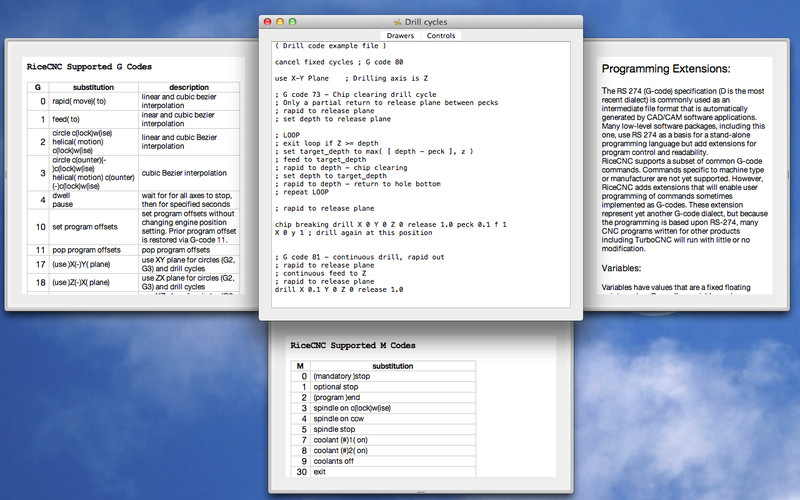 RiceCNC 1.17.7 Mac software screenshot