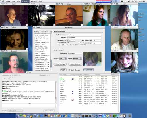VChat 1.1a17 Mac software screenshot