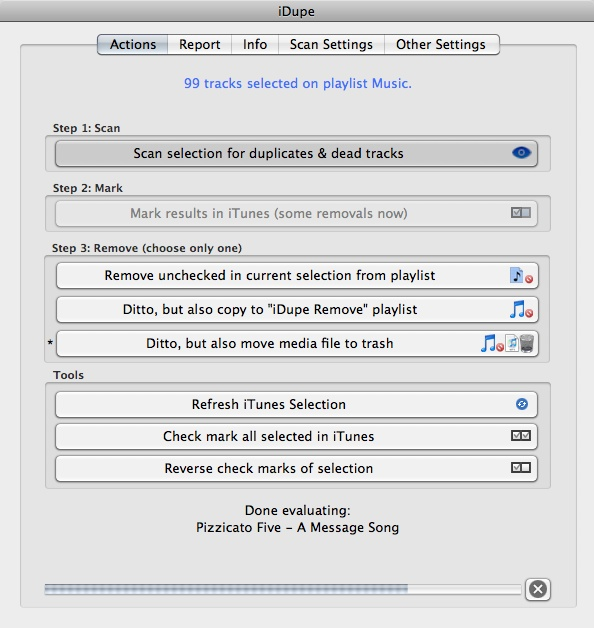 iDupe 2.9.3 Mac software screenshot