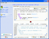 0-Code HTML Converter 3.0 software screenshot