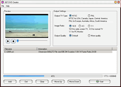 007 DVD Creator 3.92 software screenshot