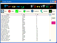 007 Proxy Finder 2.5 software screenshot