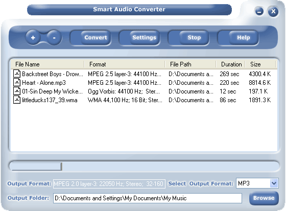 #1 Smart Audio Converter 8.1 software screenshot