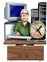 1-st Virtual Promotional Clock 2.3 software screenshot