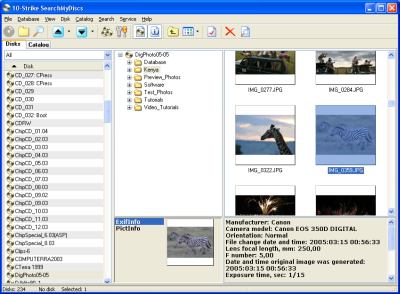 10-Strike SearchMyDiscs 4.43 software screenshot