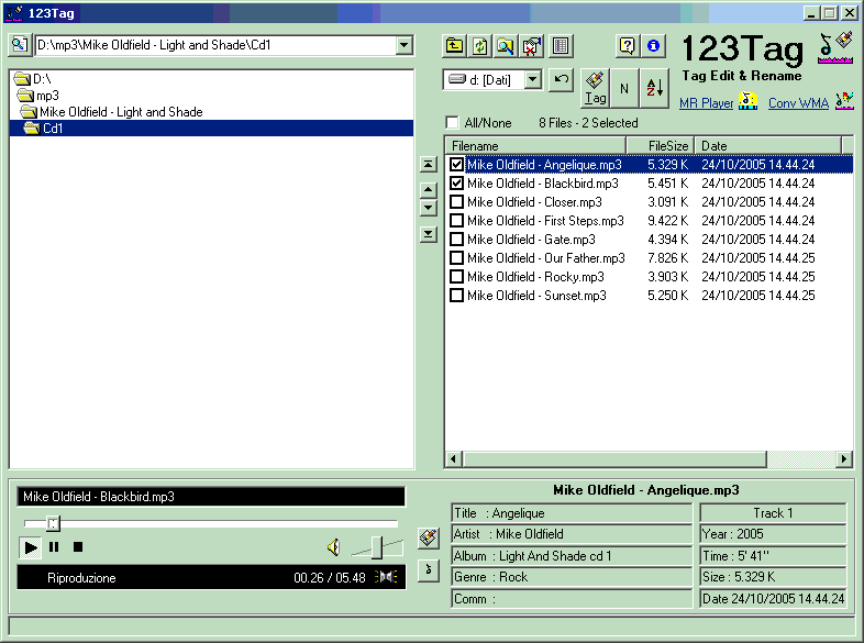 123Tag 5.9.0 software screenshot