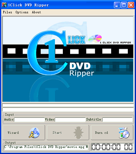 1Click DVD Ripper 2.03 software screenshot