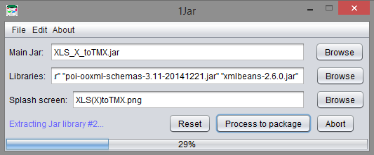 1Jar 1.2 software screenshot