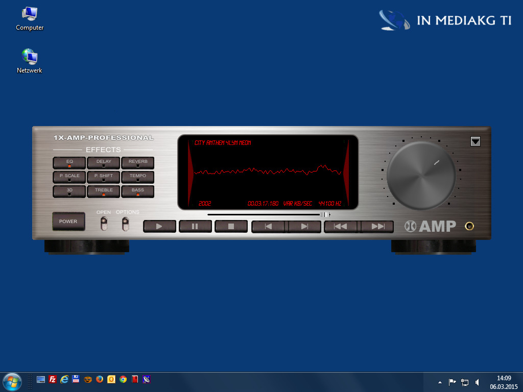 1X-AMP 4.0.0 software screenshot