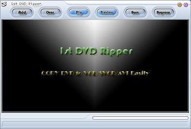 1st DVD Ripper 6.1.1 software screenshot