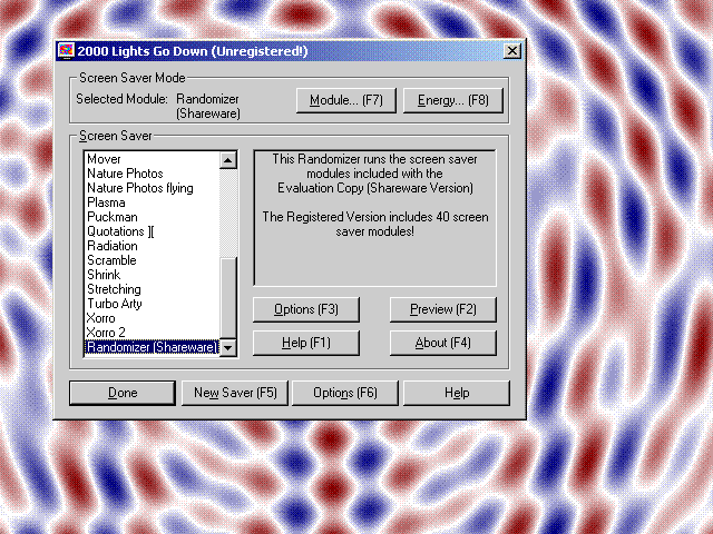 2000 Lights Go Down (Evaluation) 1.50 software screenshot