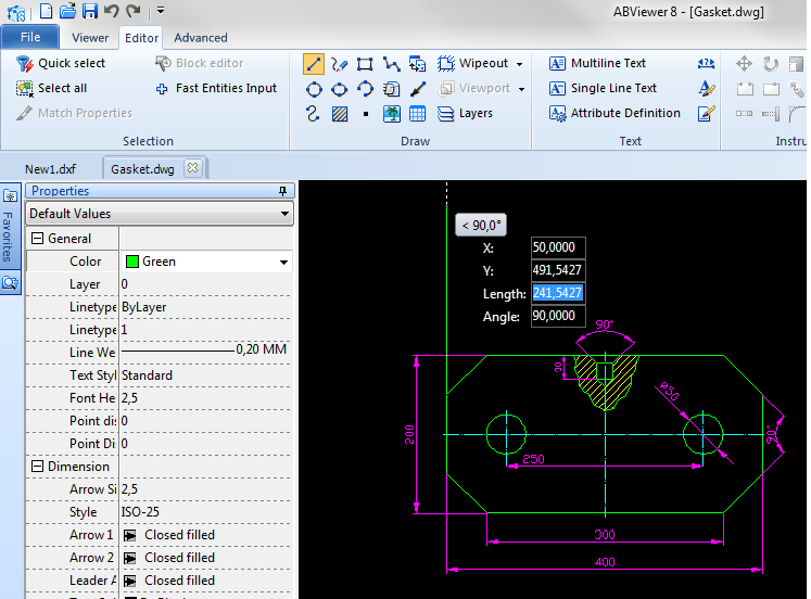 2D Viewer Editor: DWG DXF PLT TIFF CGM 8.0 software screenshot