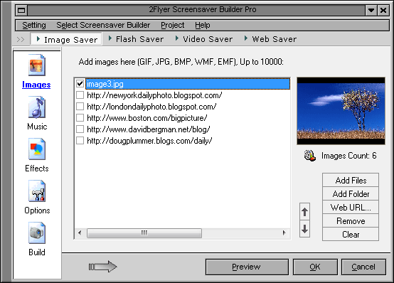 2Flyer Screensaver Builder Pro 8.7.8 software screenshot