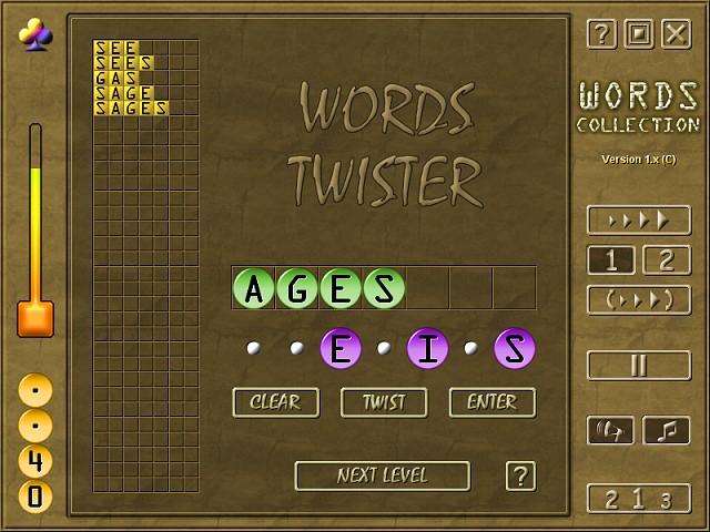 2M Words Collection 1.2_us software screenshot