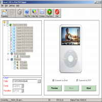 321Soft DVD to iPod PSP Ripper for tomp4.com 5.0 software screenshot
