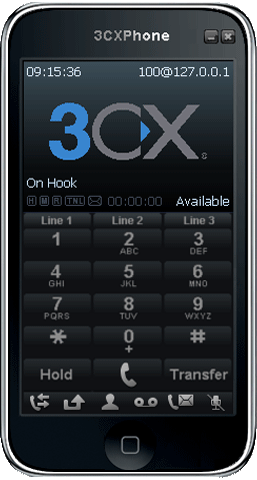 3CX Phone FREE VoIP Phone 4.0 software screenshot