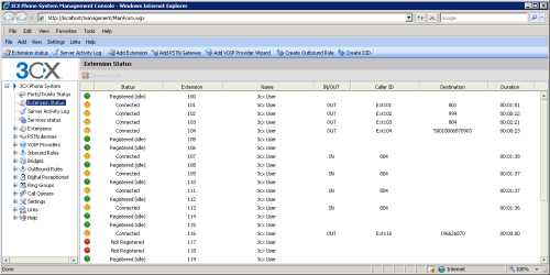 3CX Phone System for Windows Free 8.0 software screenshot