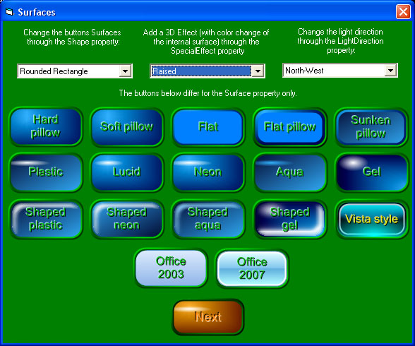 3D Active Button Magic 9.3 software screenshot