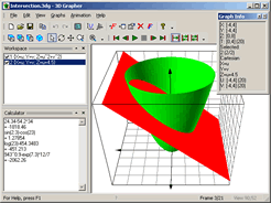 3D Grapher 1.21 software screenshot
