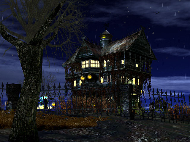 3D Haunted Halloween Screensaver 1.0 software screenshot