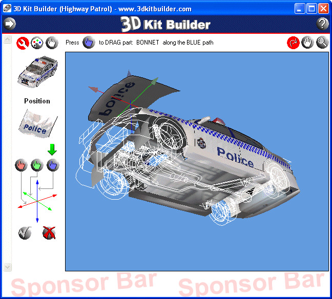 3D Kit Builder (Highway Patrol) 3.5 software screenshot