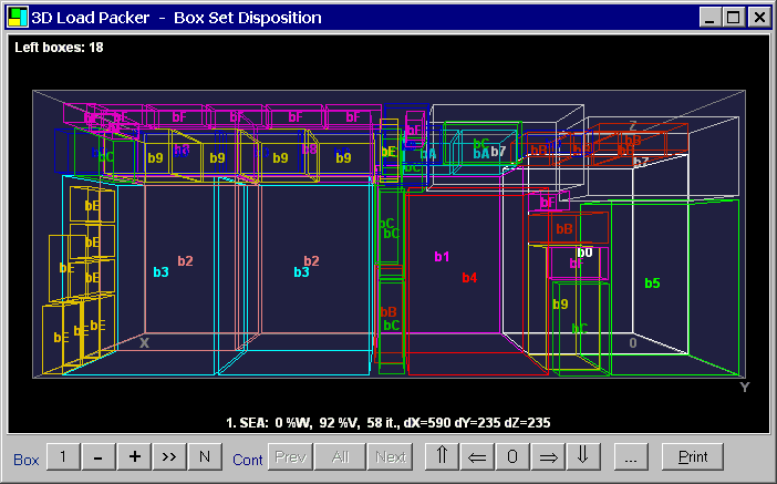 3D Load Packer 1.89 software screenshot