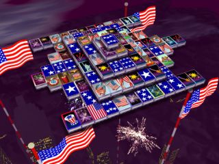 3D Magic Mahjongg - 4th of July 1.50 software screenshot