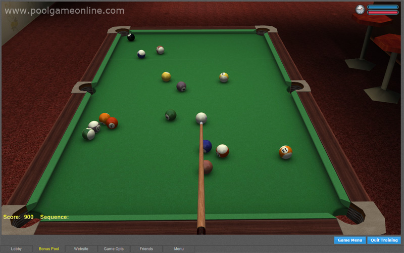 3D Online Pool 1.39 software screenshot