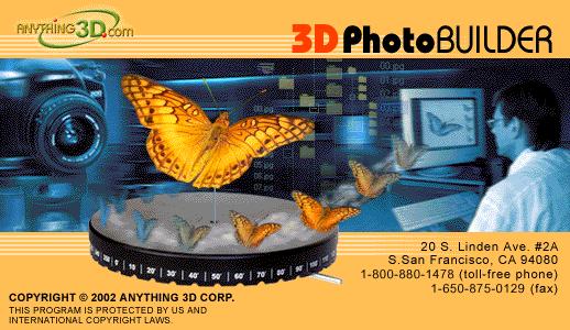 3D Photo Builder 2.0 software screenshot