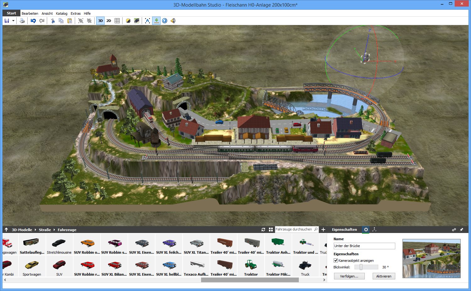 3D Train Studio 2.4.0.0 software screenshot